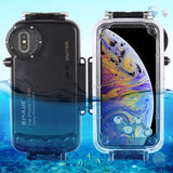 Per iPhone XS Max PULUZ Custodia subacquea impermeabile da 40 m/130 piedi, Cu...