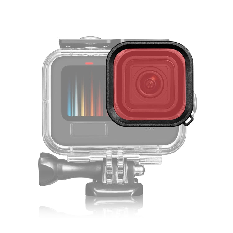 Per GoPro HERO12 Nero /11 Nero /10 Nero /9 Nero PULUZ Custodia quadrata Filtr...