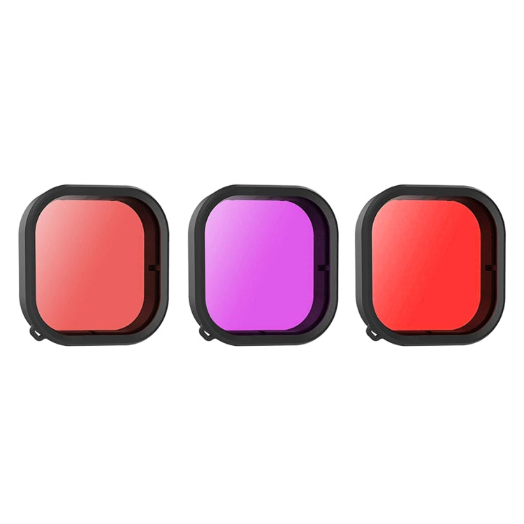 Per GoPro HERO12 Nero /11 Nero /10 Nero /9 Nero PULUZ Custodia quadrata Filtr...