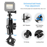 PULUZ Moto O-Clip Schnellspannklemme Feste Lenkerhalterung für G...