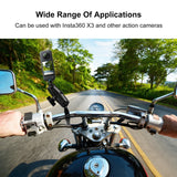 PULUZ Moto O-Clip Schnellspannklemme Feste Lenkerhalterung für G...