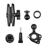 PULUZ Moto O-Clip Schnellspannklemme Feste Lenkerhalterung für G...