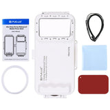 PULUZ 45m/147ft Custodia Subacquea Impermeabile Foto Video Scattare Foto Suba...