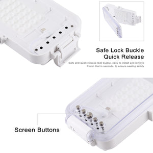 PULUZ 45m/147ft Custodia Subacquea Impermeabile Foto Video Scattare Foto Suba...