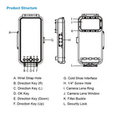 PULUZ 45m/147ft Custodia Subacquea Impermeabile Foto Video Scattare Foto Suba...
