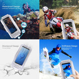 PULUZ 45m/147ft Custodia Subacquea Impermeabile Foto Video Scattare Foto Suba...
