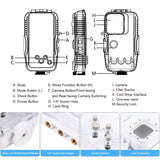 PULUZ 40 m/130 Fuß wasserdichte Tauchhülle für iPhone 15 Pro / 14/14 Pro...