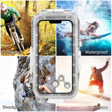 PULUZ 40 m/130 Fuß wasserdichte Tauchhülle für iPhone 15 Pro / 14/14 Pro...
