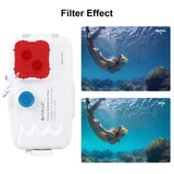 PULUZ 40 m/130 Fuß wasserdichte Tauchhülle für iPhone 15 Pro / 14/14 Pro...