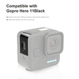 Per GoPro Hero11 Nero Mini PULUZ Copertura interfaccia laterale batteria in m...