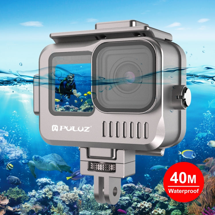 Custodia impermeabile in lega di alluminio da 40 m per GoPro Hero11 nera
