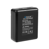 PULUZ Dual-Akku-USB-Ladegerät für GoPro Hero11 Black / HERO9 Bla...
