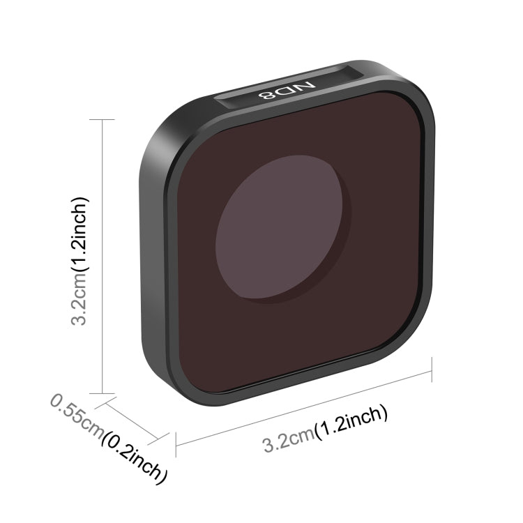 PULUZ Action Camera ND8 Filtro obiettivo per GoPro Hero11 Black / Hero11 Blac...