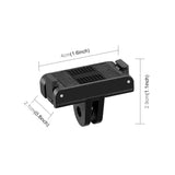 PULUZ Schnellspanner-Erweiterungshalterung mit magnetischer Basis für DJI Osmo Action 5 Pro/4/3