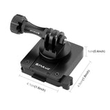 PULUZ Aluminium-Schnellverschluss-Helmhalterung NVG – Halterung für GoPro und Action Cam