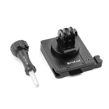 PULUZ Aluminium-Schnellverschluss-Helmhalterung NVG – Halterung für GoPro und Action Cam