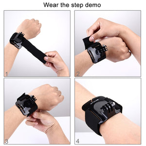 PULUZ verstellbare Handgelenksgurthalterung für GoPro Hero11 Black / HER...
