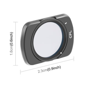 PULUZ Filtro CPL Magnetico in Vetro Ottico per DJI Pocket 3 – Alta Definizione, Montaggio Rapido e Materiale in Lega di Alluminio