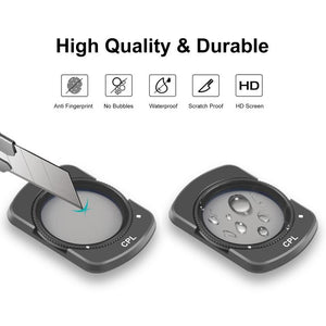 PULUZ Filtro CPL Magnetico in Vetro Ottico per DJI Pocket 3 – Alta Definizione, Montaggio Rapido e Materiale in Lega di Alluminio