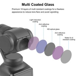 Per DJI160;Pocket160;3 Filtro CPL per obiettivo magnetico della fotocamera PU...
