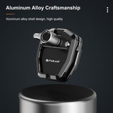Support de pare-brise moto en aluminium PULUZ pour GoPro, DJI Osmo Action, Insta360 – Support robuste à dégagement rapide