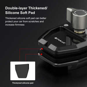 Support de pare-brise moto en aluminium PULUZ pour GoPro, DJI Osmo Action, Insta360 – Support robuste à dégagement rapide