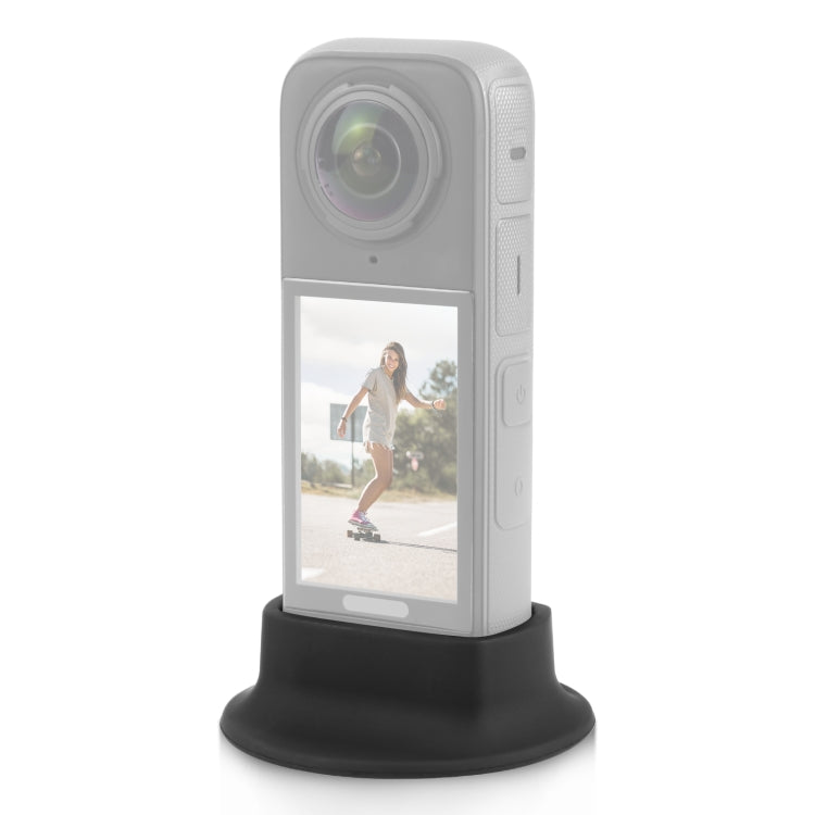 PULUZ Silikon-Dock für Insta360 X4 – Kratzfester, fester Tischfußhalter, weiches und rutschfestes Material