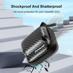 PULUZ Mini-Bodybag für Insta360 GO 3 / GO 3S – Stoßfeste und wasserdichte EVA-Hartschale, ultrakompakt und tragbar