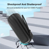 PULUZ Mini-Hartschalenkoffer für DJI Osmo Pocket 3 – Tragbare EVA-Schutztasche mit organisiertem Innenraum und Reißverschluss, stoßfest und kompakt