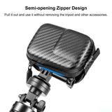 PULUZ Mini-Hartschalenkoffer für DJI Osmo Action 3 / 4 / 5 Pro – Wasserdichte und stoßfeste EVA-Schutztasche, tragbar mit Samtfutter