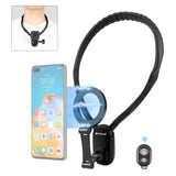 PULUZ Magnetische POV-Halshalterung für Smartphone und Action-Cam – Verstellbare Halterung für freihändiges Fotografieren, Kompatibel mit iPhone, GoPro, Insta360, DJI