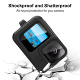 Custodia Protettiva in Silicone per GoPro HERO13 Black con Cordino e Copriobiettivo – PULUZ Nero
