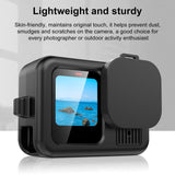 Custodia Protettiva in Silicone per GoPro HERO13 Black con Cordino e Copriobiettivo – PULUZ Nero