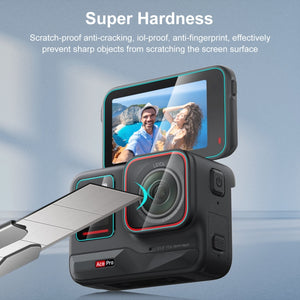 Per Insta360 Ace Pro PULUZ 3 in 1 schermo posteriore e anteriore + pellicola ...