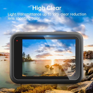 PULUZ 3 in 1 Pellicola Protettiva per Obiettivo e Schermo per GoPro HERO13 Black - Vetro Temperato, Antigraffio, Alta Trasparenza