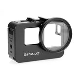 PULUZ Gabbia in Metallo per Insta360 Ace / Ace Pro con Adattatore Filtro UV da 52mm – Frame Protettivo con Slitta Fredda