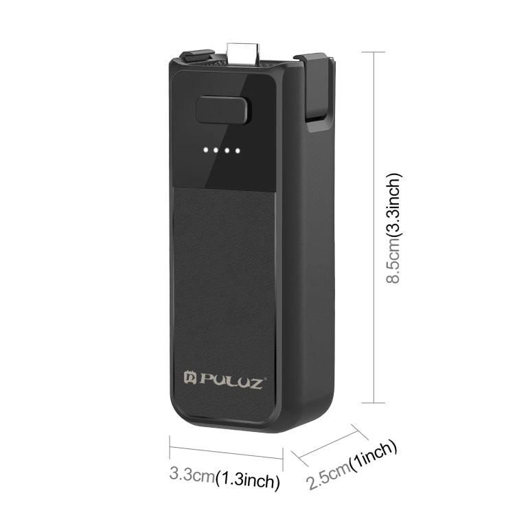 Impugnatura Batteria da 2800mAh per DJI Osmo Pocket 3 – Power Grip con Filettatura 1/4” e Protezione Intelligente