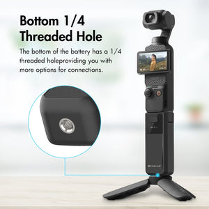 Impugnatura Batteria da 2800mAh per DJI Osmo Pocket 3 – Power Grip con Filettatura 1/4” e Protezione Intelligente