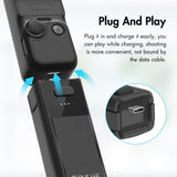 Impugnatura Batteria da 2800mAh per DJI Osmo Pocket 3 – Power Grip con Filettatura 1/4” e Protezione Intelligente