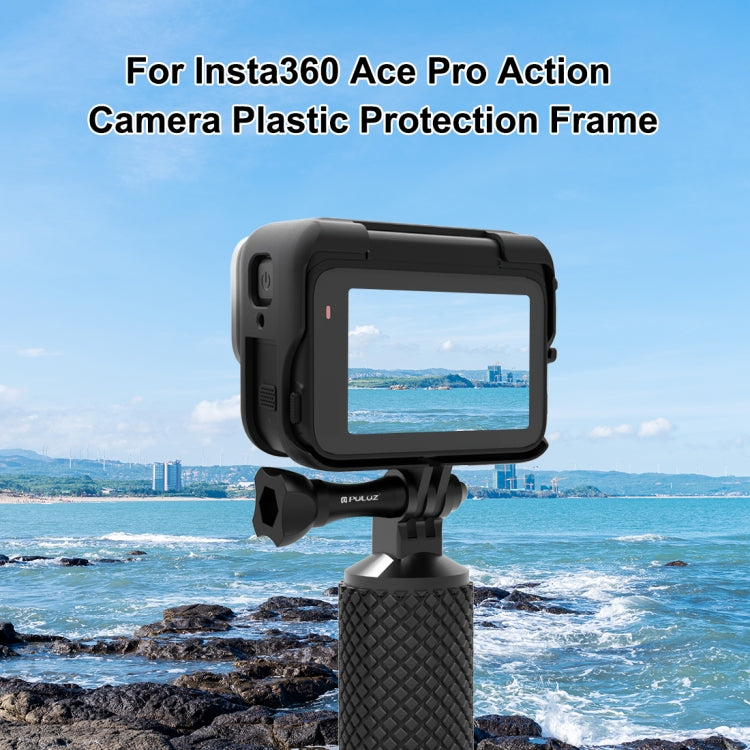 Per Insta360 Ace Pro PULUZ Telaio adattatore di espansione gabbia in plastica...