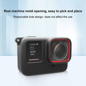 Per Insta360 Ace Pro Custodia protettiva in silicone PULUZ Body con copriobie...