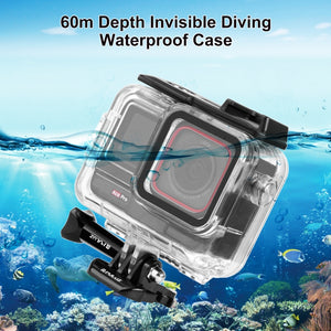 Per Insta360 Ace Pro PULUZ Custodia impermeabile subacquea da 60 m con adatta...