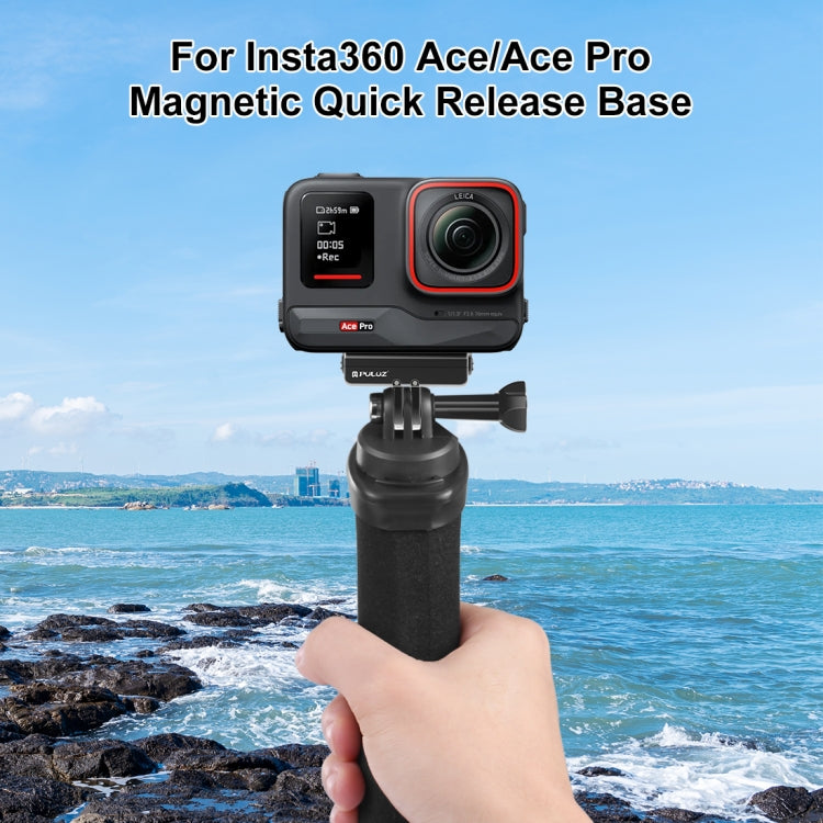 Per Insta360 Ace / Ace Pro Supporto base magnetica a sgancio rapido PULUZ����...