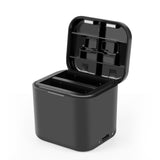 PULUZ Dual Slot Akku-Ladebox für Insta360 Ace Pro 2 / Pro 1 / Ace mit Schutzhülle