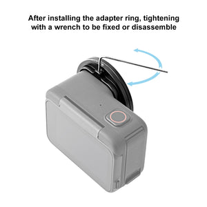 PULUZ Anello Adattatore Filtro Obiettivo UV da 52 mm per Insta360 Ace Pro