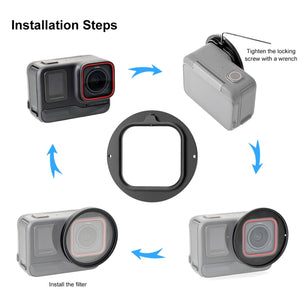 PULUZ Anello Adattatore Filtro Obiettivo UV da 52 mm per Insta360 Ace Pro