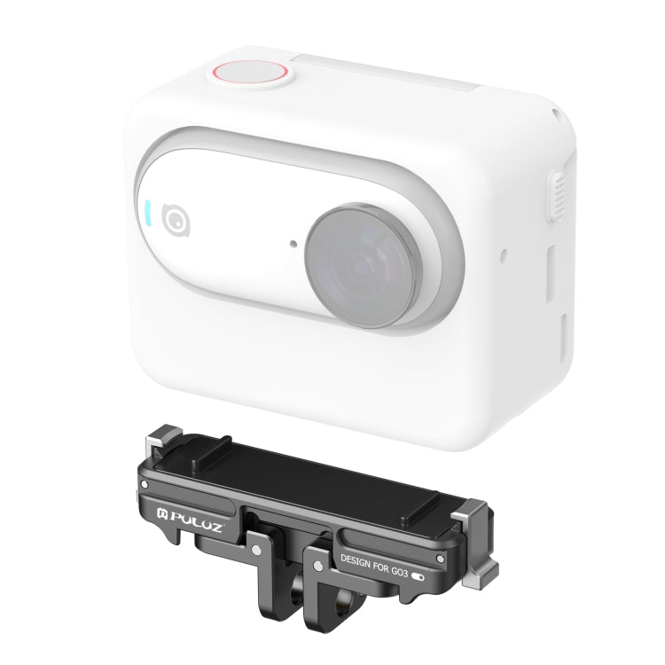 Supporto Base Magnetica PULUZ in ABS con Sgancio Rapido per Insta360 GO3 – Pratico e Sicuro