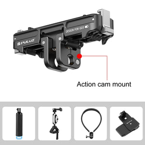 Supporto Base Magnetica PULUZ in ABS con Sgancio Rapido per Insta360 GO3 – Pratico e Sicuro