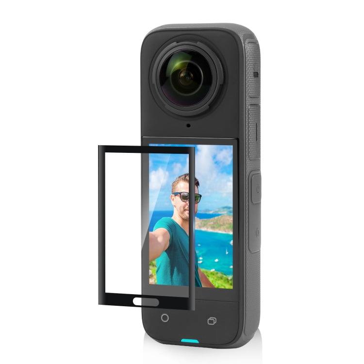 9H 2.5D Displayschutz aus gehärtetem Glas für Insta360 X4 – Vollständiger Schutz und empfindliche Berührung