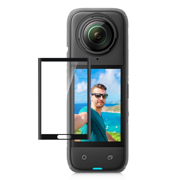 9H 2.5D Displayschutz aus gehärtetem Glas für Insta360 X4 – Vollständiger Schutz und empfindliche Berührung